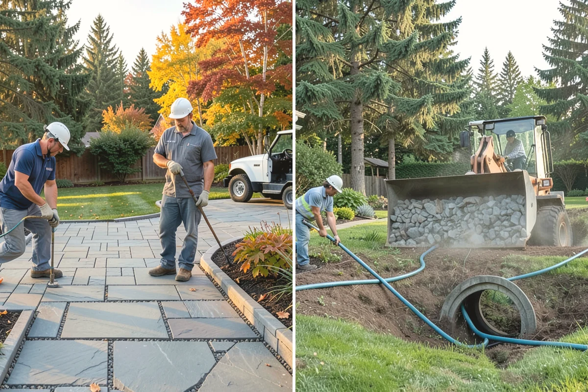 Crushed Rock Installation in North Bend, King County, WA - Excavate and grade the area to the proper depth and slope