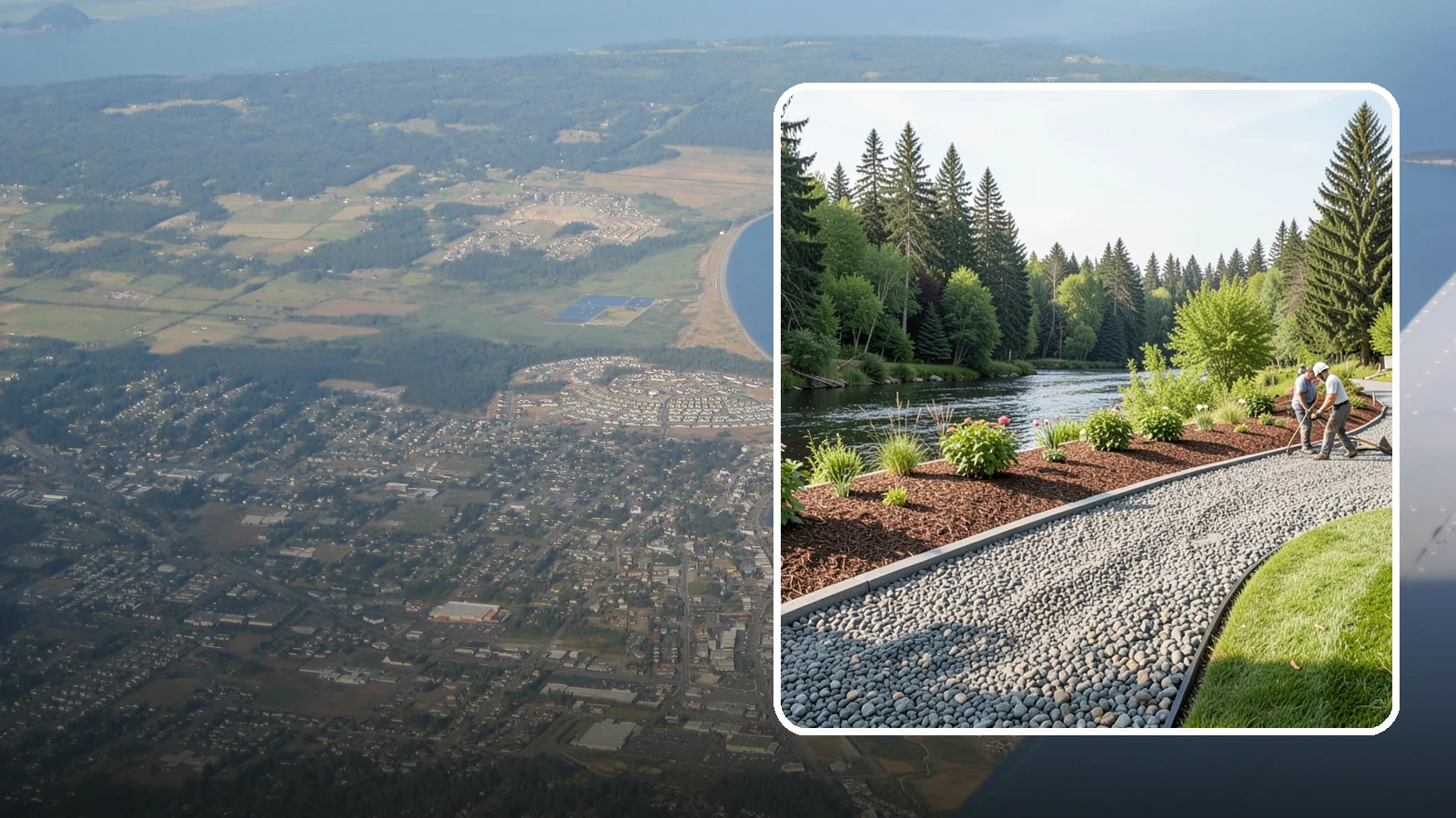 Crushed Rock Installation in Oak Harbor, Island County, WA - Angular, machine-crushed rock that locks together to form firm driveways, pads, and utility paths across the Sound.