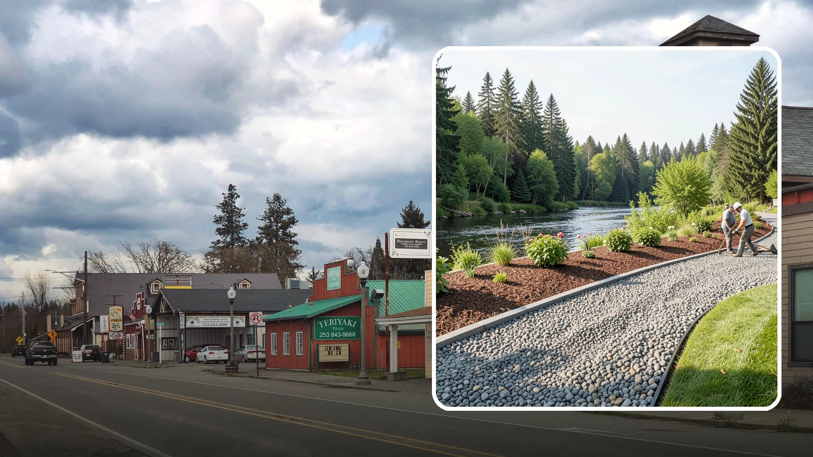 Crushed Rock Installation in Roy, Pierce County, WA - Angular, machine-crushed rock that locks together to form firm driveways, pads, and utility paths across the Sound.
