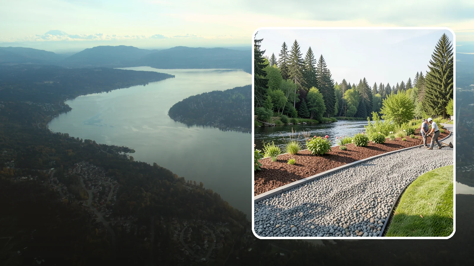 Crushed Rock Installation in Sammamish, King County, WA - Angular, machine-crushed rock that locks together to form firm driveways, pads, and utility paths across the Sound.