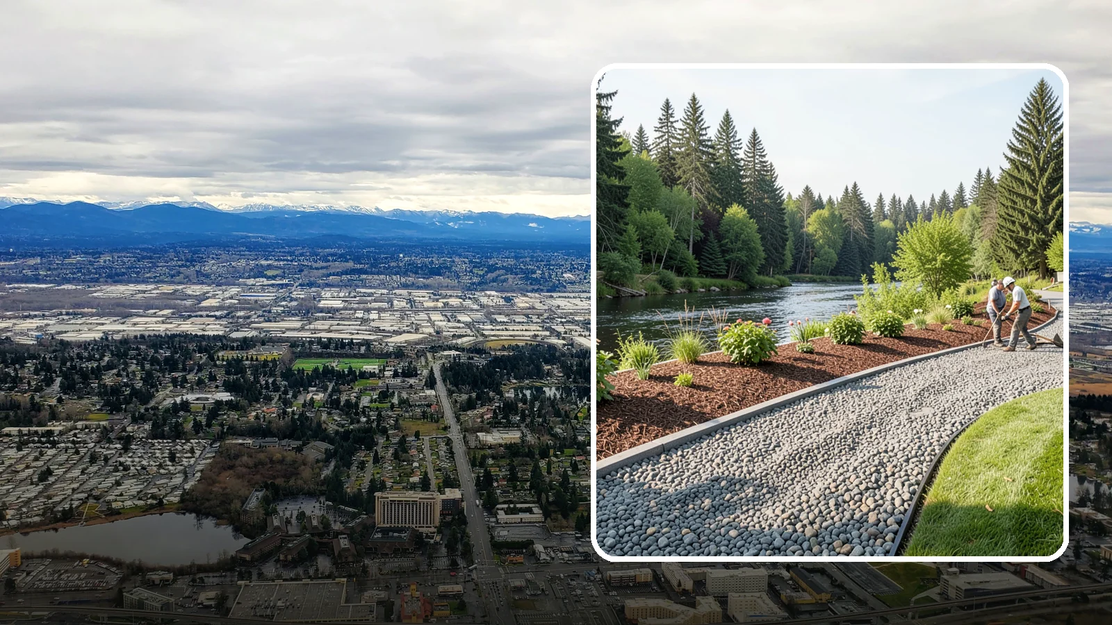 Crushed Rock Installation in SeaTac, King County, WA - Angular, machine-crushed rock that locks together to form firm driveways, pads, and utility paths across the Sound.