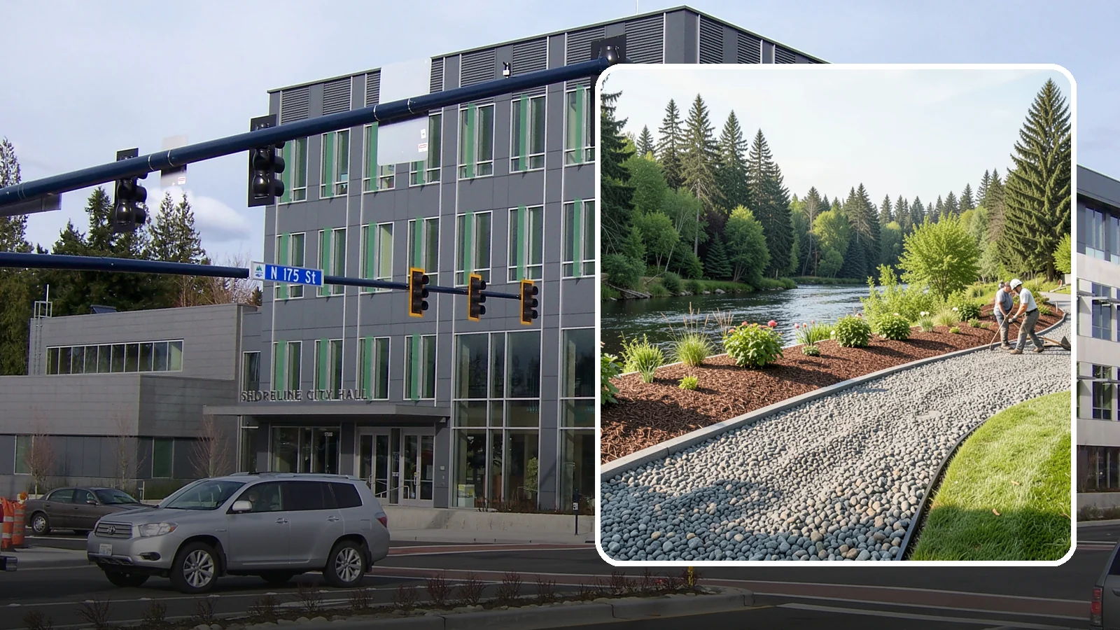 Crushed Rock Installation in Shoreline, King County, WA - Angular, machine-crushed rock that locks together to form firm driveways, pads, and utility paths across the Sound.
