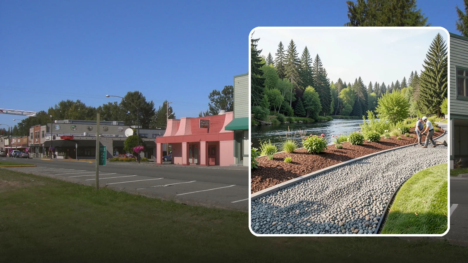 Crushed Rock Installation in Snoqualmie, King County, WA - Angular, machine-crushed rock that locks together to form firm driveways, pads, and utility paths across the Sound.