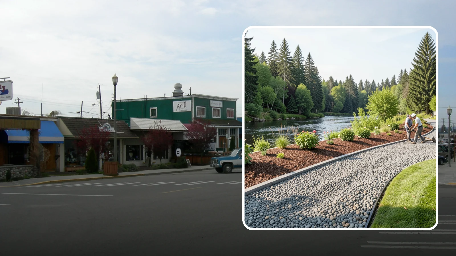 Crushed Rock Installation in Stanwood, Snohomish County, WA - Angular, machine-crushed rock that locks together to form firm driveways, pads, and utility paths across the Sound.