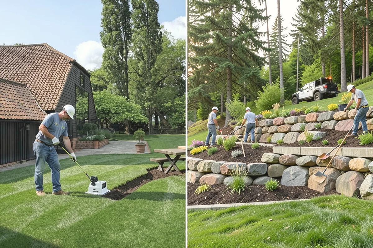 Crushed Rock Installation in Steilacoom, Pierce County, WA - Excavate and grade the area to the proper depth and slope
