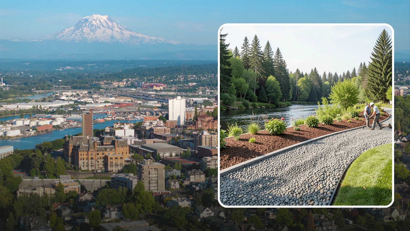 Crushed Rock Installation in Tacoma, Pierce County, WA - Angular, machine-crushed rock that locks together to form firm driveways, pads, and utility paths across the Sound.