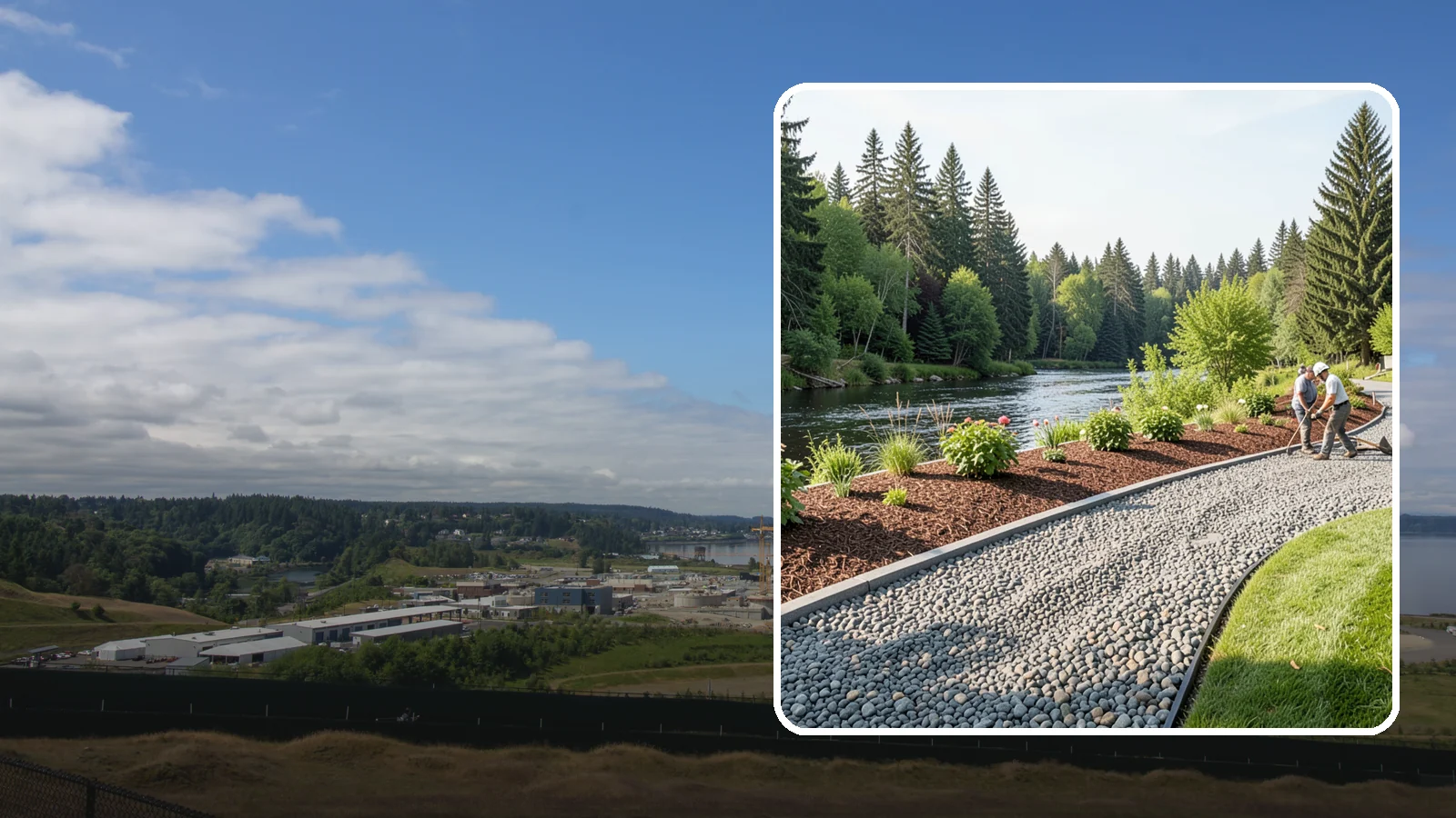 Crushed Rock Installation in University Place, Pierce County, WA - Angular, machine-crushed rock that locks together to form firm driveways, pads, and utility paths across the Sound.