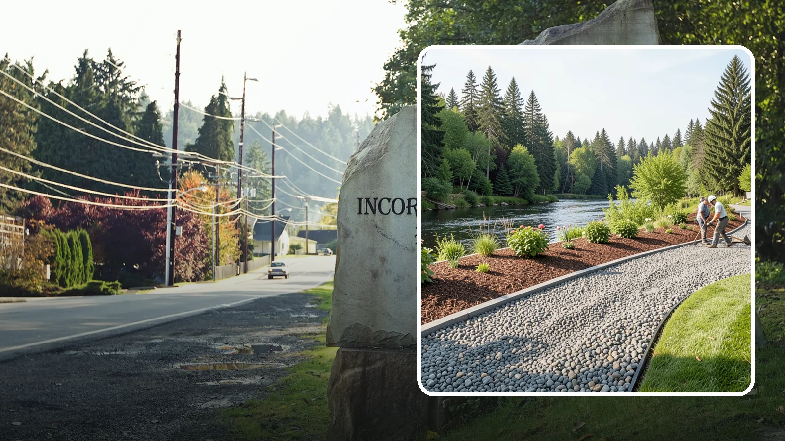 Crushed Rock Installation in Wilkeson, Pierce County, WA - Angular, machine-crushed rock that locks together to form firm driveways, pads, and utility paths across the Sound.