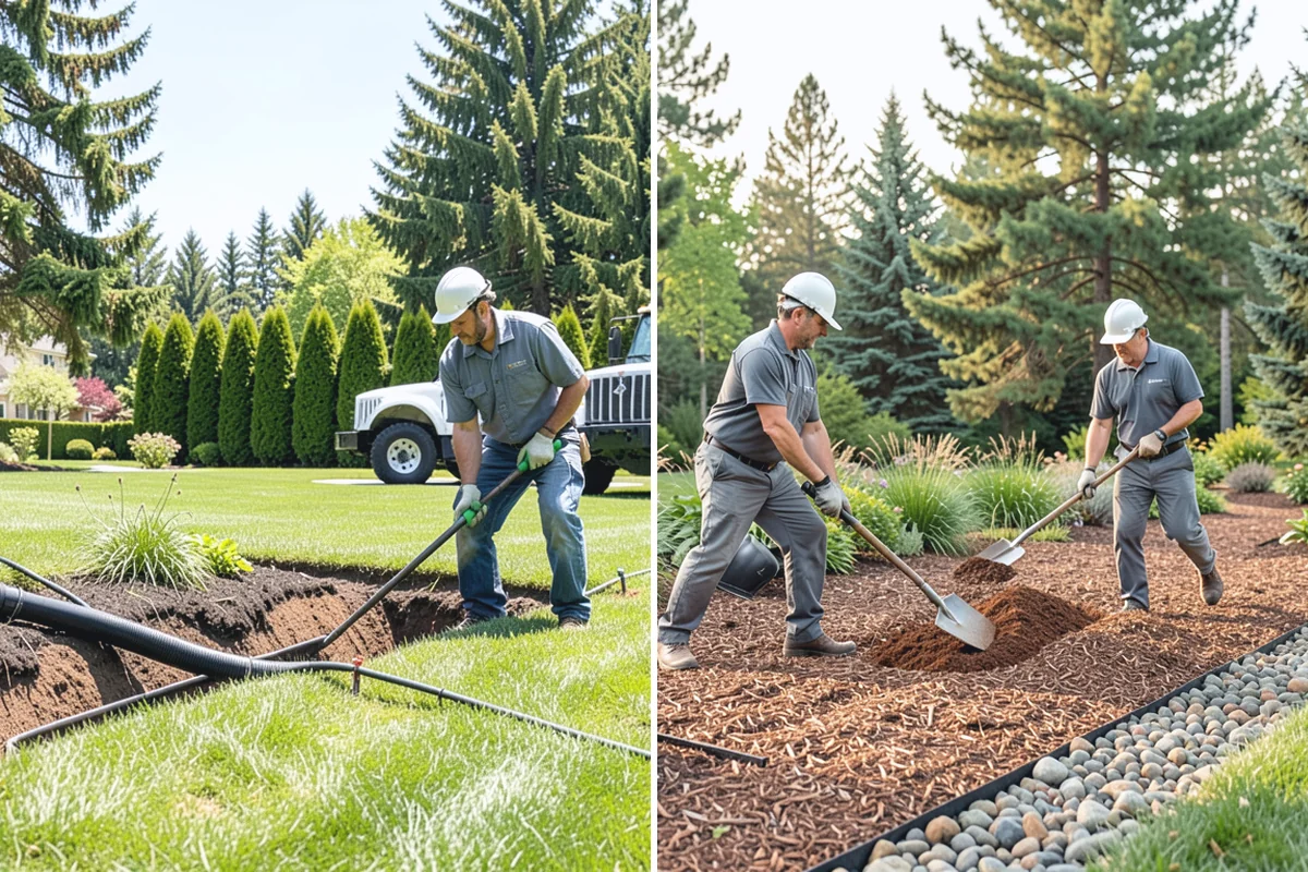 Crushed Rock Installation in Woodinville, King County, WA - Excavate and grade the area to the proper depth and slope