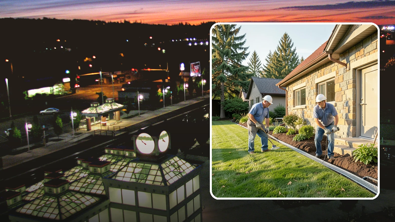 Curtain Drain Installation in Auburn, King County, WA - We install curtain drains to intercept subsurface groundwater flowing downhill toward your home before it reaches the foundation.