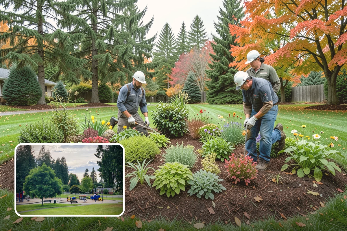 Curtain Drain Installation in Bonney Lake, Pierce County, WA - Intercepts underground water moving downhill