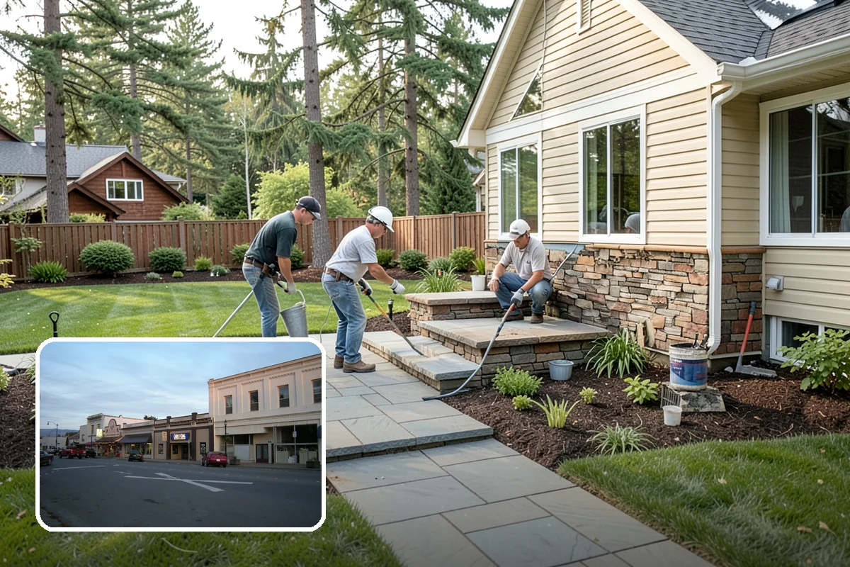 Curtain Drain Installation in Burlington, Skagit County, WA - Intercepts underground water moving downhill