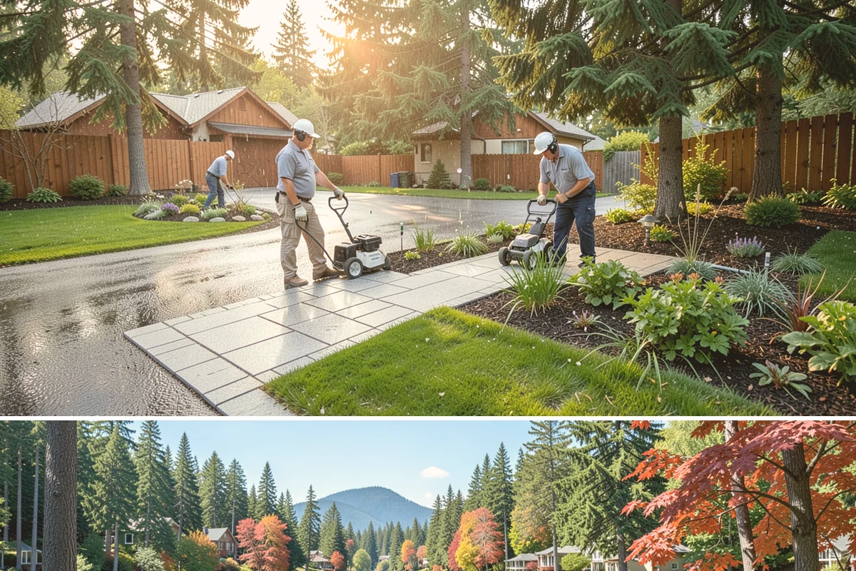 Curtain Drain Installation in Covington, King County, WA - Install in late summer or early fall when the water table is lowest, making deep trenching far easier and drier.