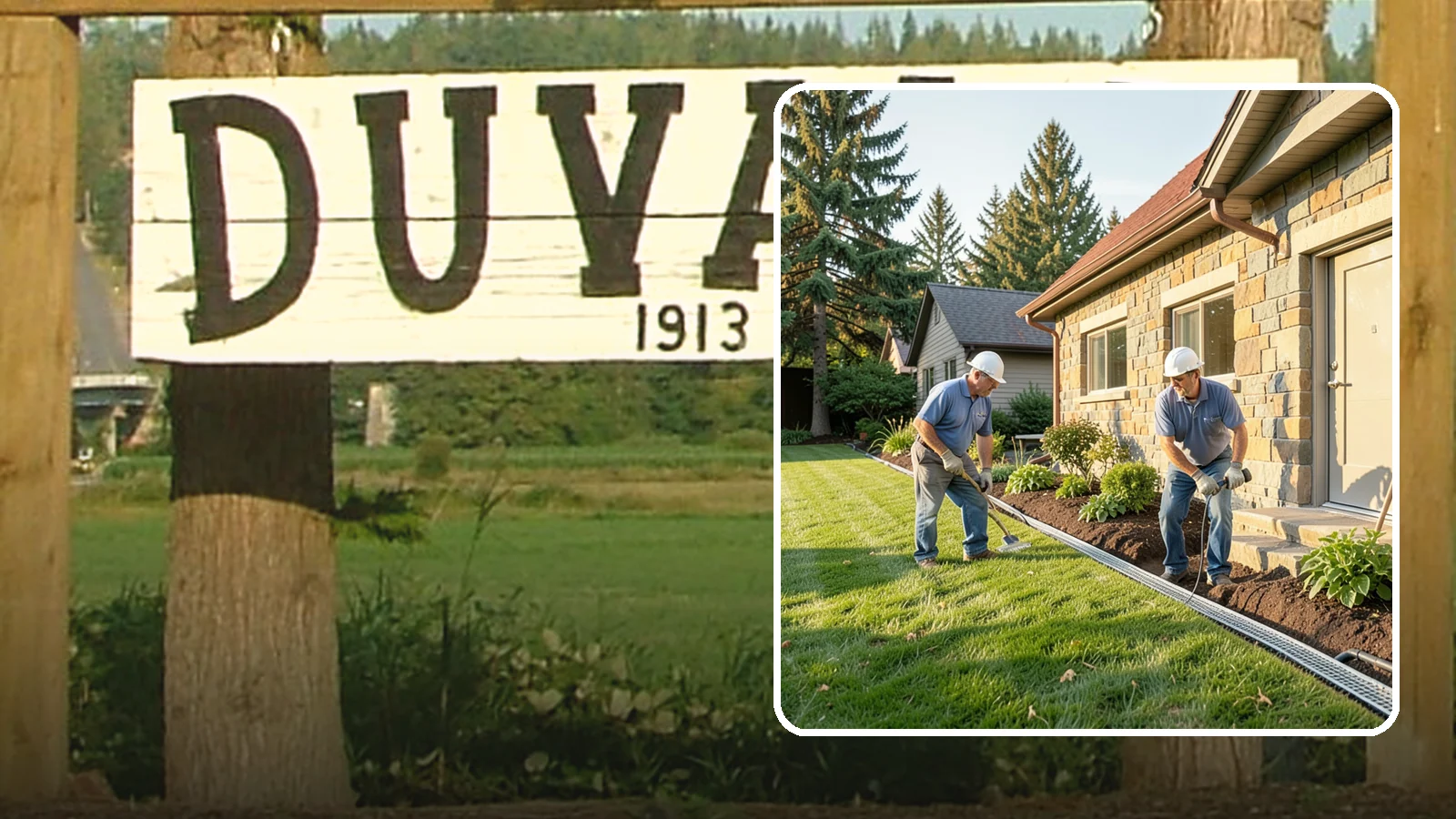 Curtain Drain Installation in Duvall, King County, WA - We install curtain drains to intercept subsurface groundwater flowing downhill toward your home before it reaches the foundation.