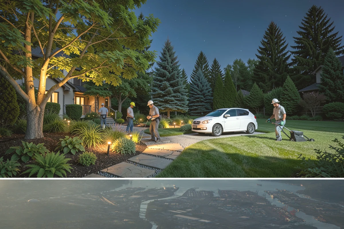 Curtain Drain Installation in Fife, Pierce County, WA - Install in late summer or early fall when the water table is lowest, making deep trenching far easier and drier.
