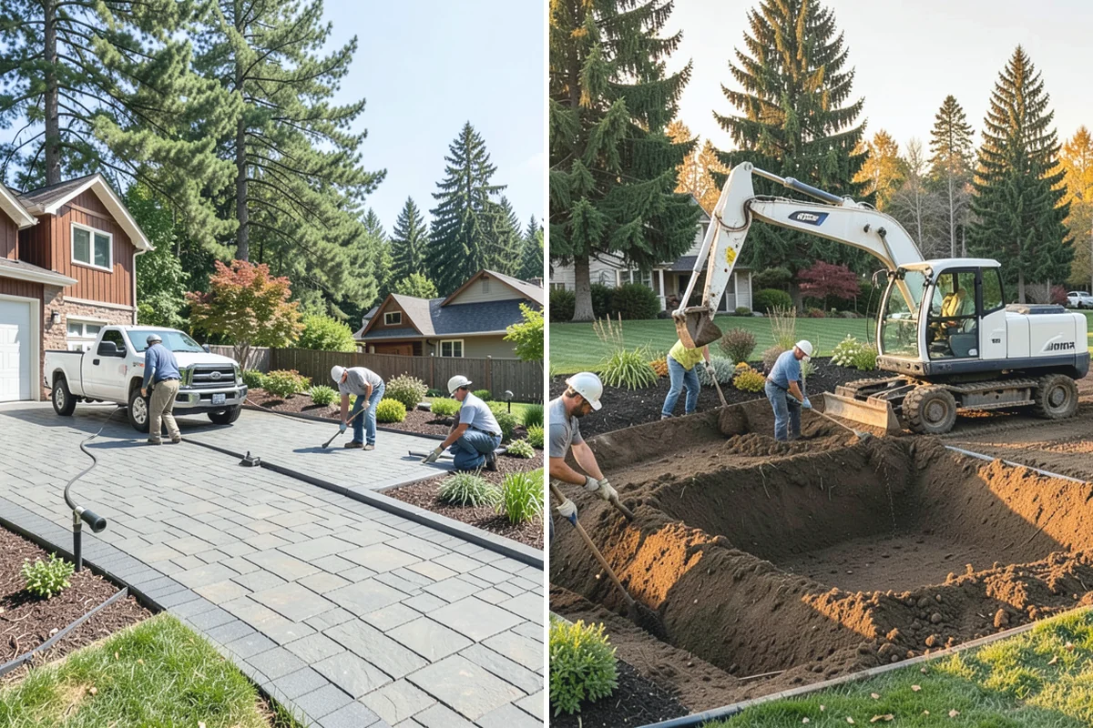 Curtain Drain Installation in Granite Falls, Snohomish County, WA - Identify the groundwater flow direction and interception line