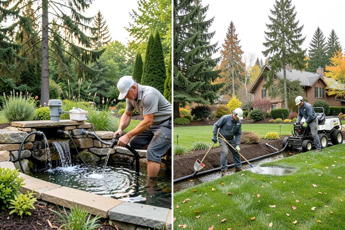 Curtain Drain Installation in Lakewood, Pierce County, WA - Identify the groundwater flow direction and interception line