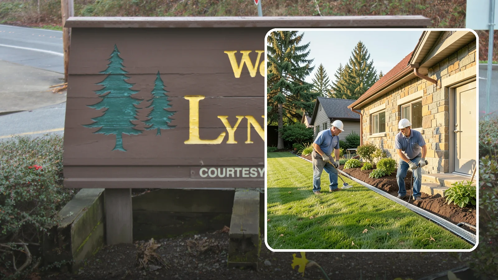 Curtain Drain Installation in Lynnwood, Snohomish County, WA - We install curtain drains to intercept subsurface groundwater flowing downhill toward your home before it reaches the foundation.