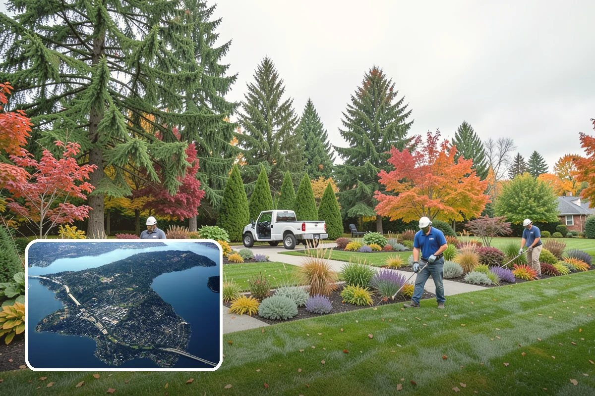 Curtain Drain Installation in Mercer Island, King County, WA - Intercepts underground water moving downhill