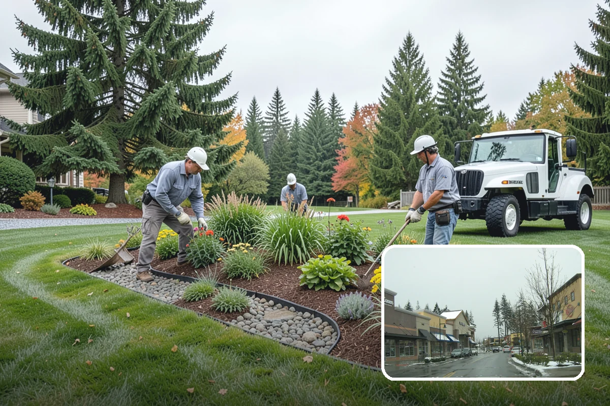 Curtain Drain Installation in Mill Creek, Snohomish County, WA - Intercepts underground water moving downhill