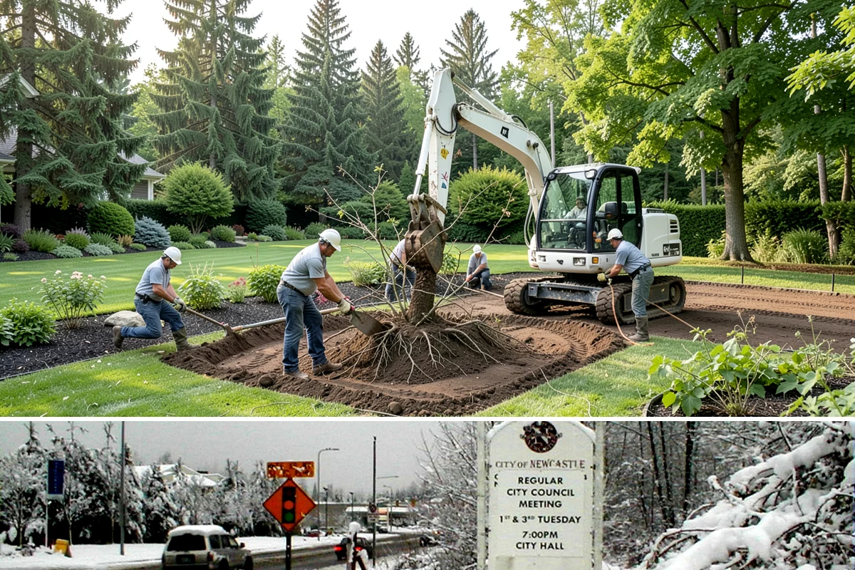 Curtain Drain Installation in Newcastle, King County, WA - Install in late summer or early fall when the water table is lowest, making deep trenching far easier and drier.