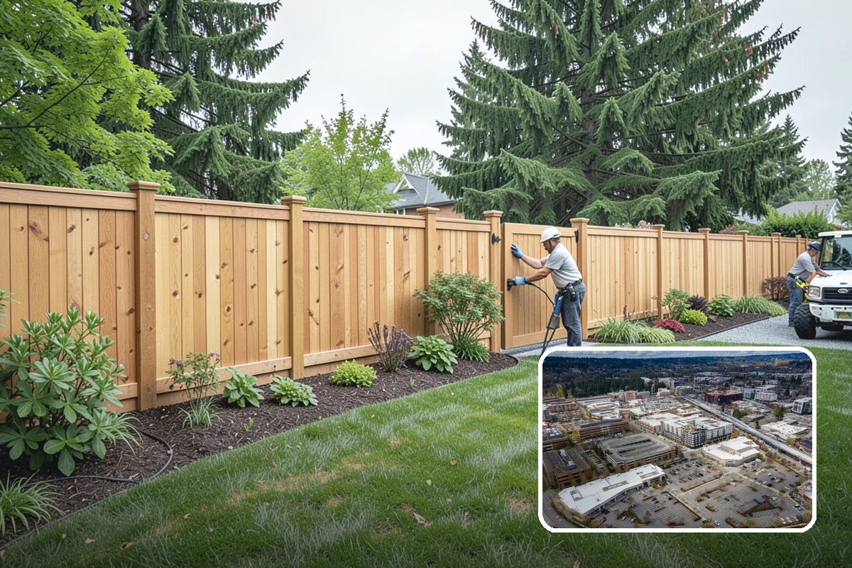 Curtain Drain Installation in Redmond, King County, WA - Intercepts underground water moving downhill