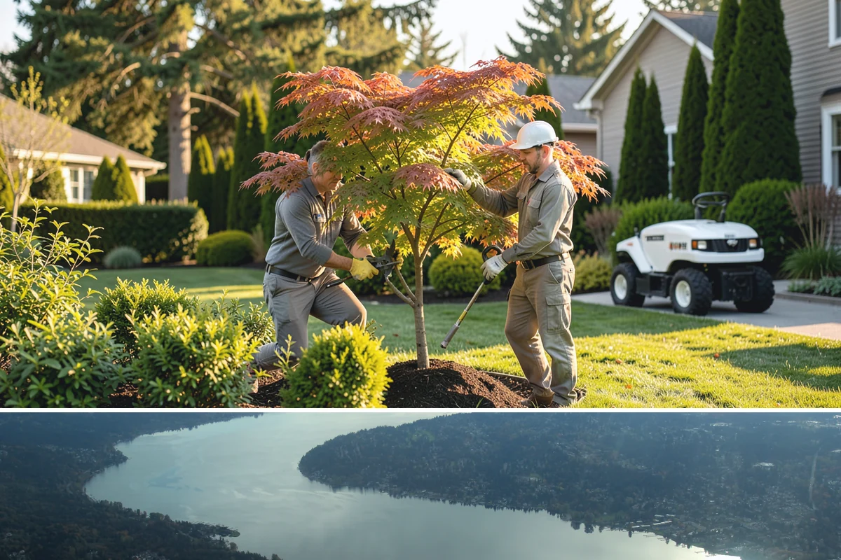 Curtain Drain Installation in Sammamish, King County, WA - Install in late summer or early fall when the water table is lowest, making deep trenching far easier and drier.