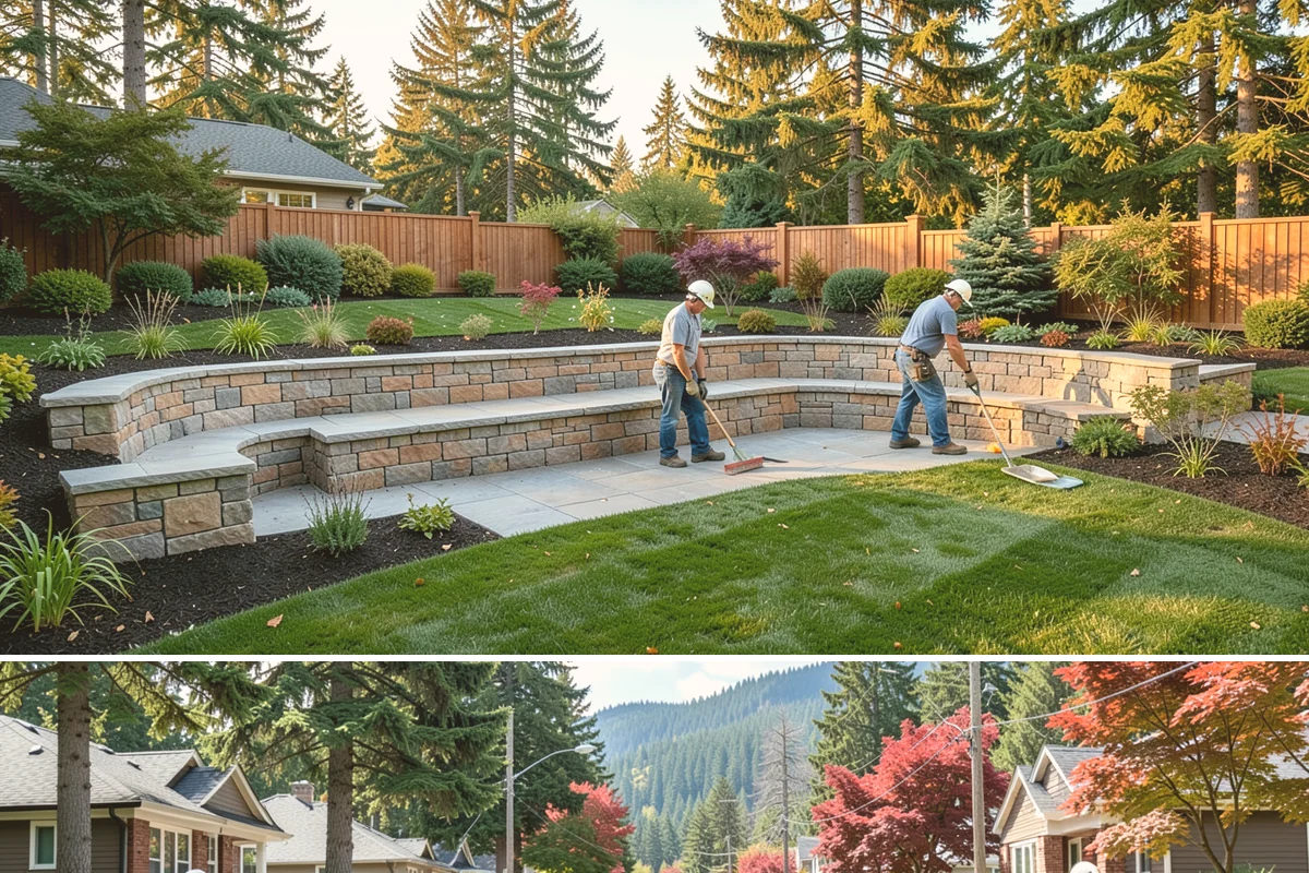 Custom Stone Work in Hunts Point, King County, WA - Best built spring through fall.