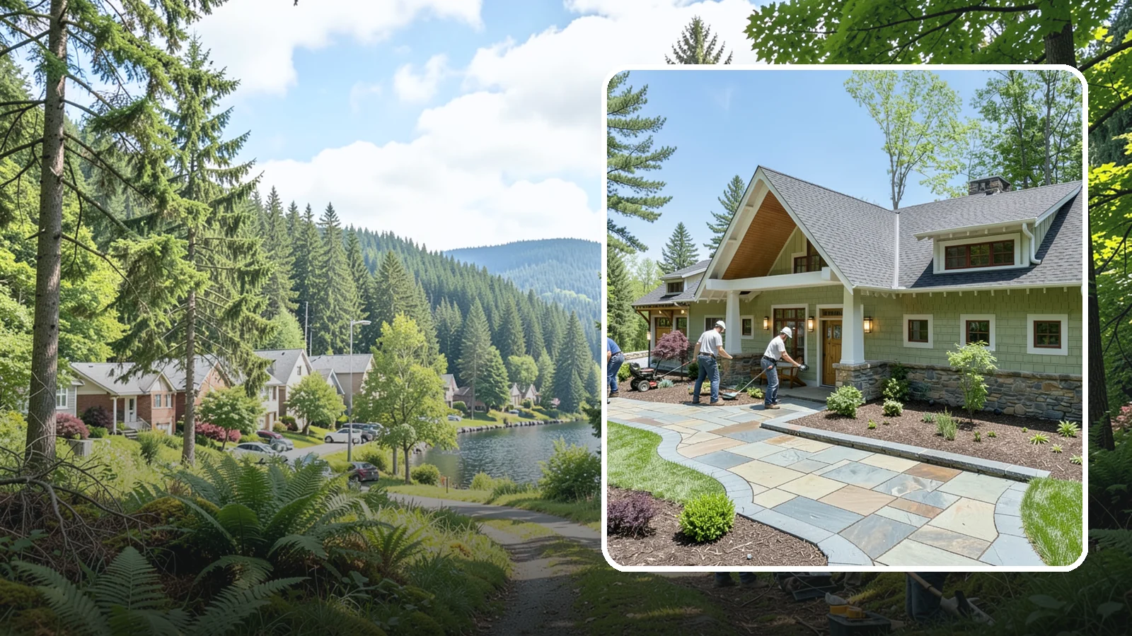 Custom Stone Work in Lake Forest Park, King County, WA - Bespoke natural stone work - features, accents, and details crafted to make your landscape unique.
