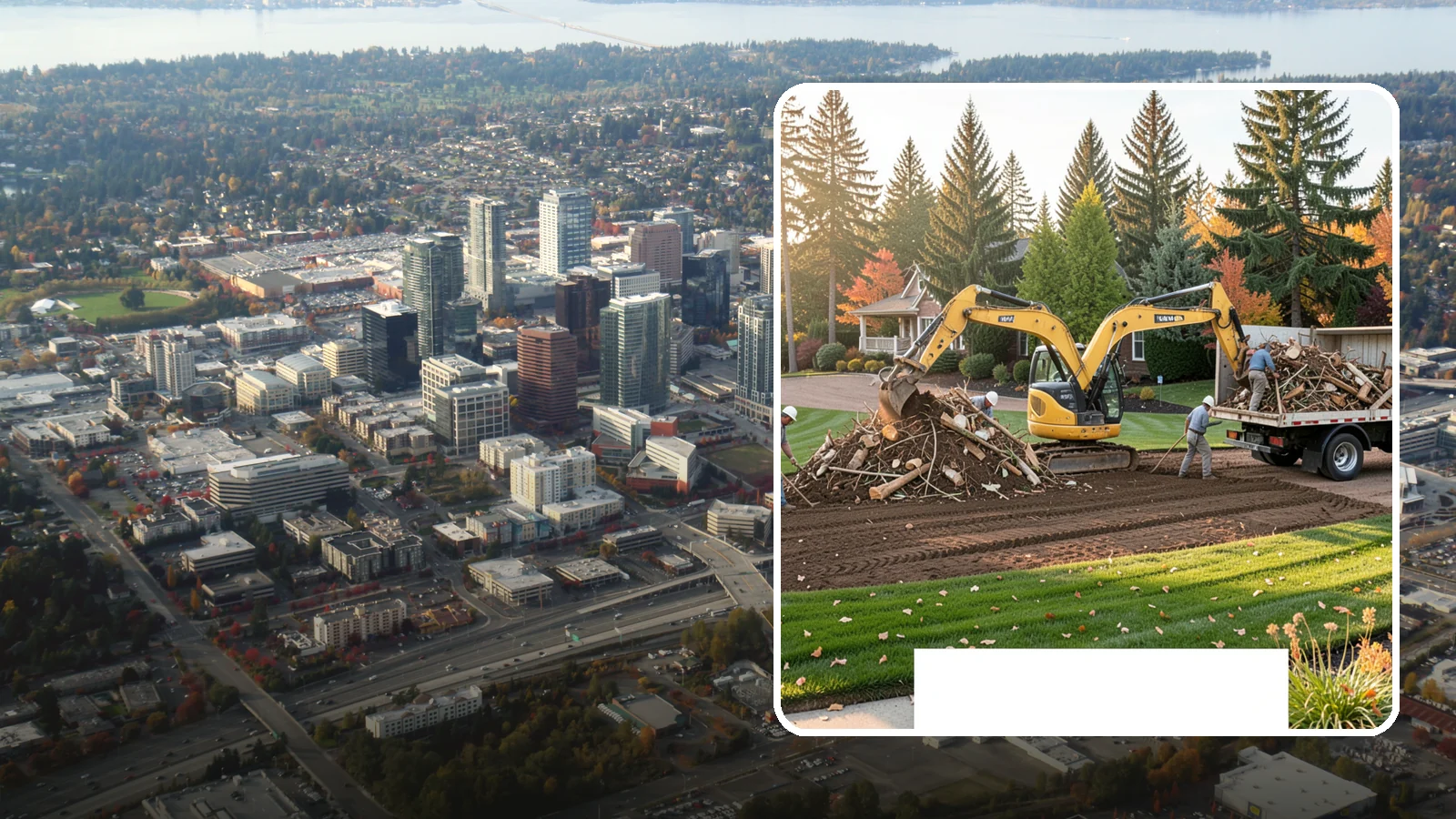Debris Removal in Bellevue, King County, WA - Hauling and disposal of yard debris, construction waste, and clutter to leave your property clean.