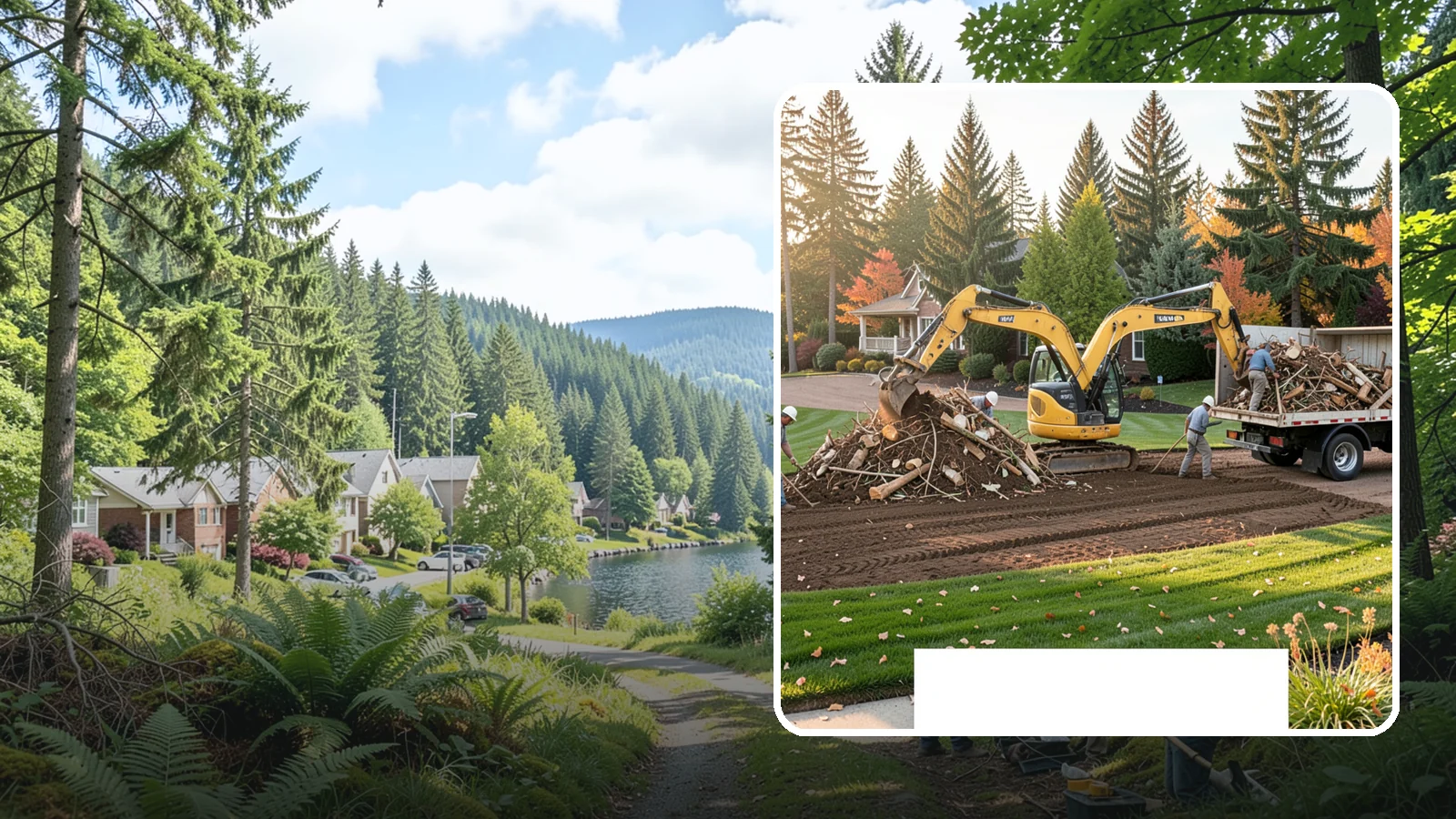 Debris Removal in Lake Forest Park, King County, WA - Hauling and disposal of yard debris, construction waste, and clutter to leave your property clean.