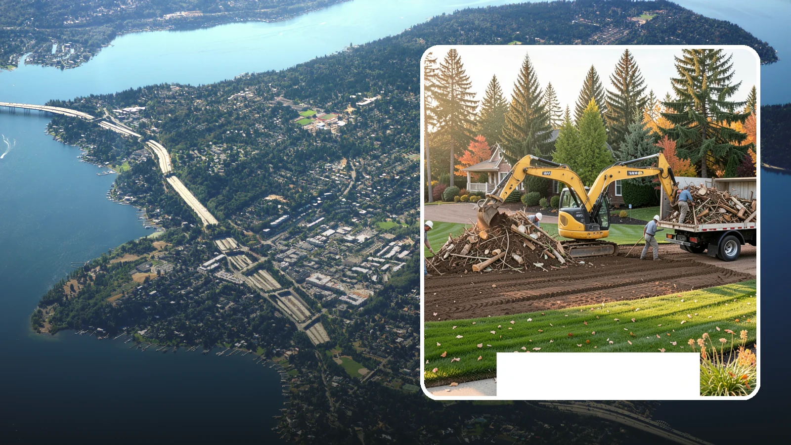 Debris Removal in Mercer Island, King County, WA - Hauling and disposal of yard debris, construction waste, and clutter to leave your property clean.