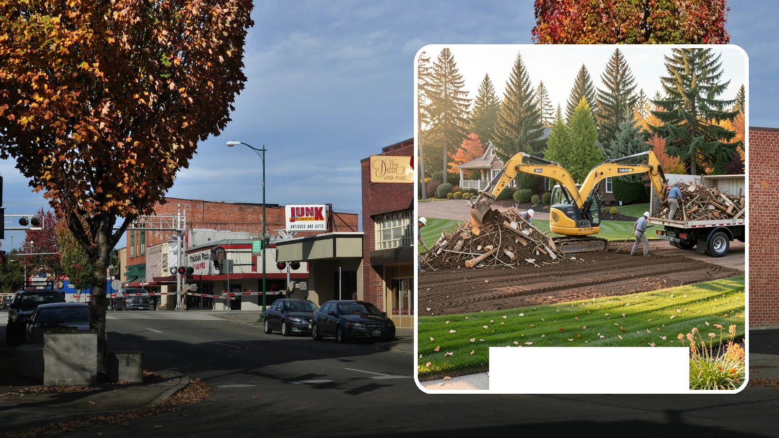 Debris Removal in Puyallup, Pierce County, WA - Hauling and disposal of yard debris, construction waste, and clutter to leave your property clean.