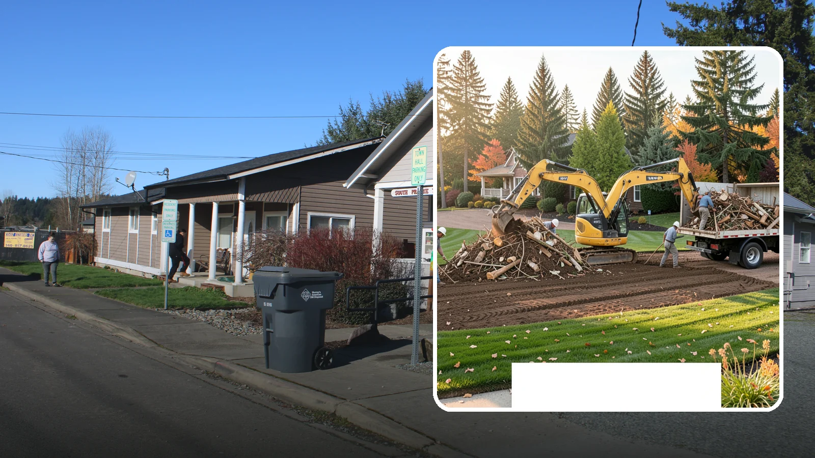 Debris Removal in South Prairie, Pierce County, WA - Hauling and disposal of yard debris, construction waste, and clutter to leave your property clean.