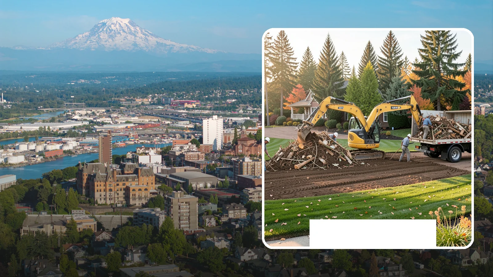 Debris Removal in Tacoma, Pierce County, WA - Hauling and disposal of yard debris, construction waste, and clutter to leave your property clean.