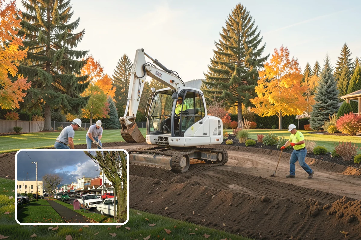 Deck Landscaping in Arlington, Snohomish County, WA - Seamless transition between deck and garden