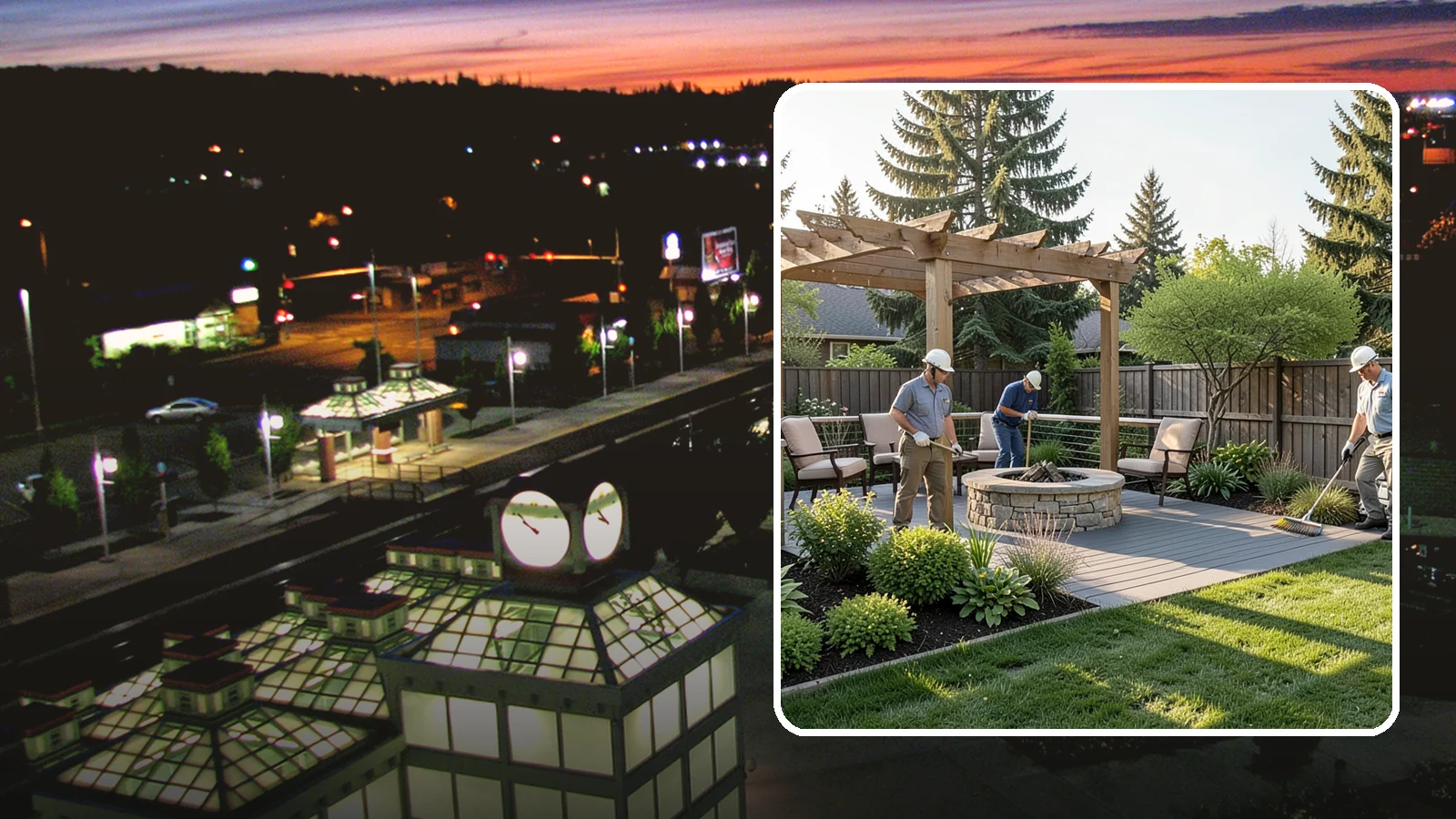 Deck Landscaping in Auburn, King County, WA - We integrate decks with surrounding plantings, borders, and features to create a seamless outdoor living space.