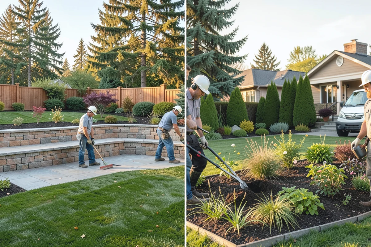 Deck Landscaping in Beaux Arts Village, King County, WA - Assess the deck, exposure, and surrounding grade