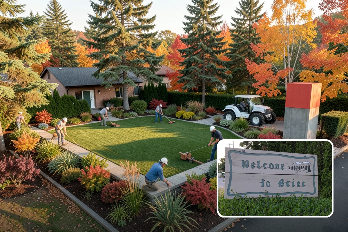 Deck Landscaping in Brier, Snohomish County, WA - Seamless transition between deck and garden