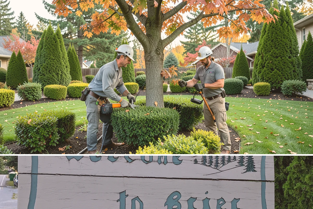 Deck Landscaping in Brier, Snohomish County, WA - Spring and fall planting takes advantage of cool, damp Northwest weather so borders around the deck establish before summer.