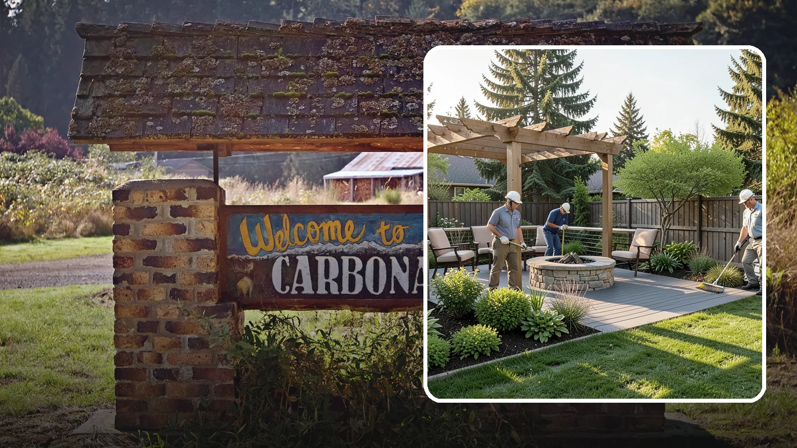 Deck Landscaping in Carbonado, Pierce County, WA - We integrate decks with surrounding plantings, borders, and features to create a seamless outdoor living space.