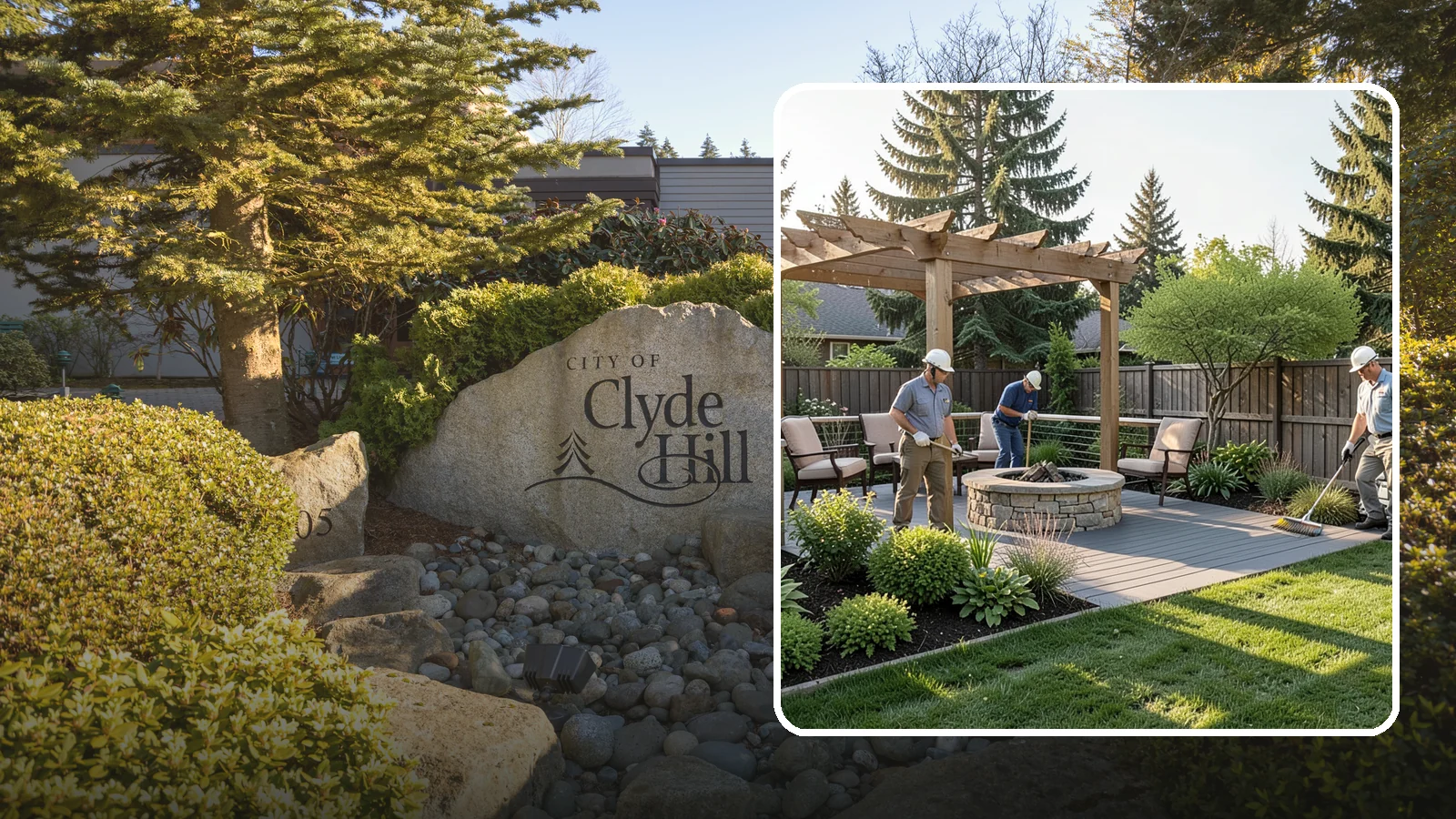 Deck Landscaping in Clyde Hill, King County, WA - We integrate decks with surrounding plantings, borders, and features to create a seamless outdoor living space.