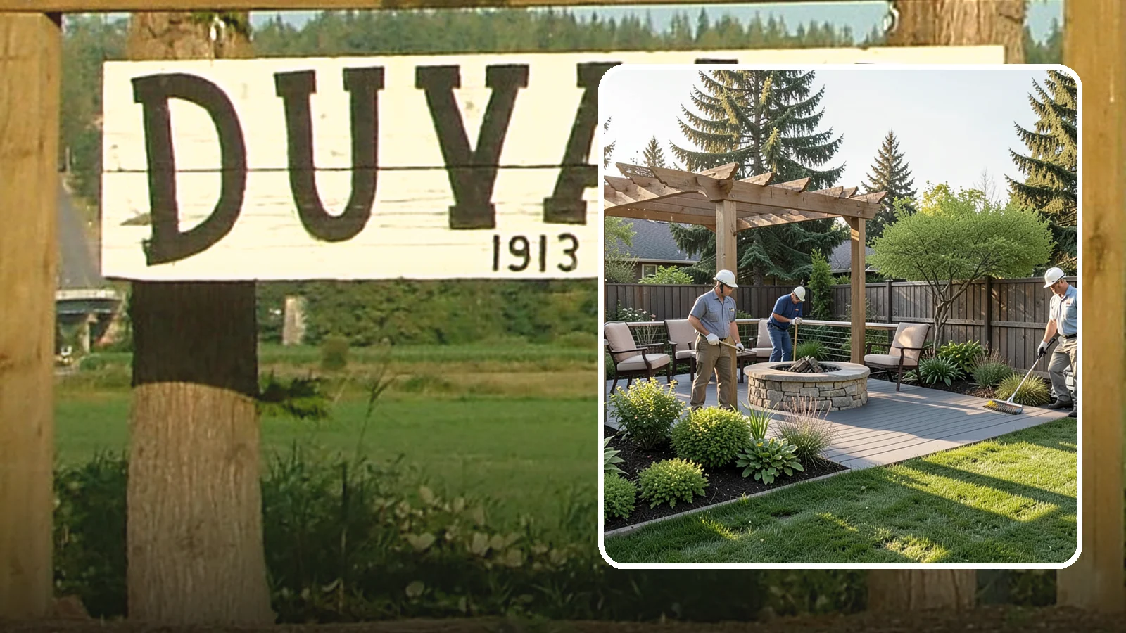 Deck Landscaping in Duvall, King County, WA - We integrate decks with surrounding plantings, borders, and features to create a seamless outdoor living space.