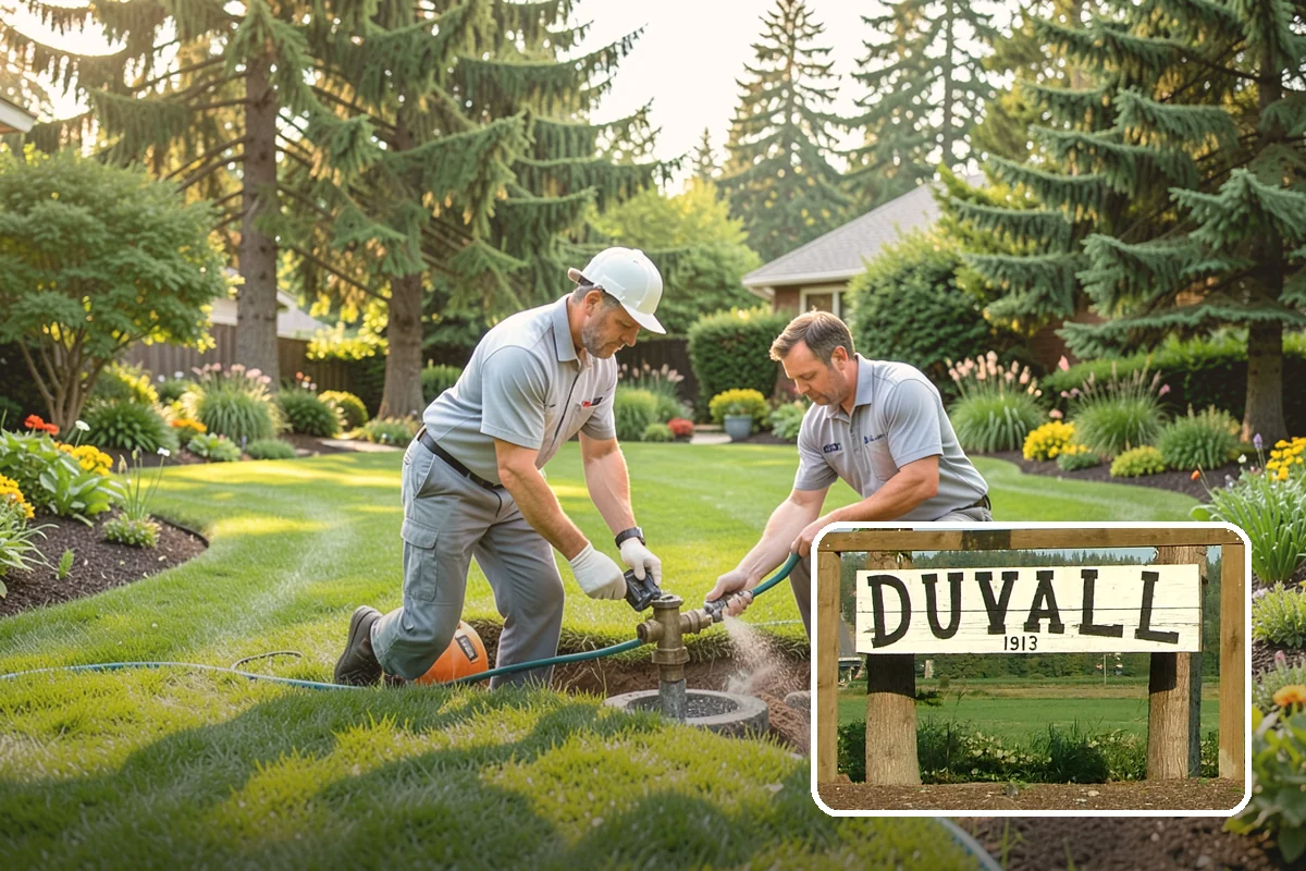 Deck Landscaping in Duvall, King County, WA - Seamless transition between deck and garden