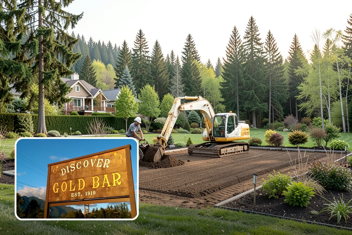 Deck Landscaping in Gold Bar, Snohomish County, WA - Seamless transition between deck and garden