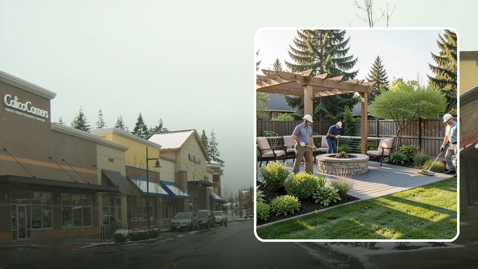 Deck Landscaping in Mill Creek, Snohomish County, WA - We integrate decks with surrounding plantings, borders, and features to create a seamless outdoor living space.