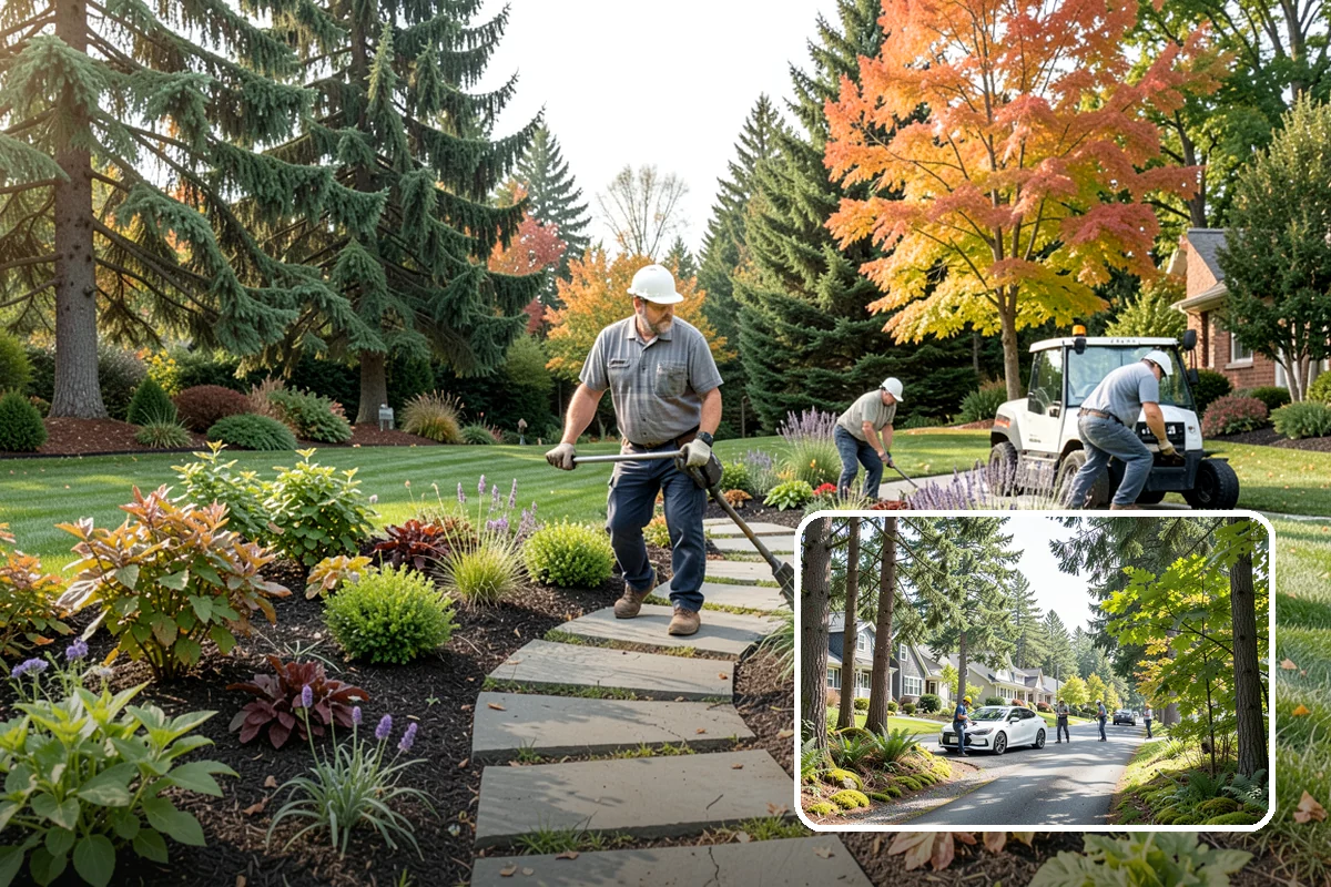 Deck Landscaping in Normandy Park, King County, WA - Seamless transition between deck and garden