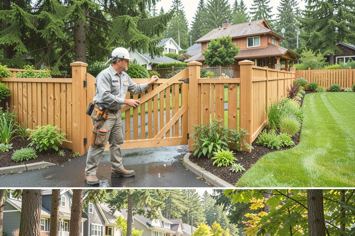 Deck Landscaping in Normandy Park, King County, WA - Spring and fall planting takes advantage of cool, damp Northwest weather so borders around the deck establish before summer.