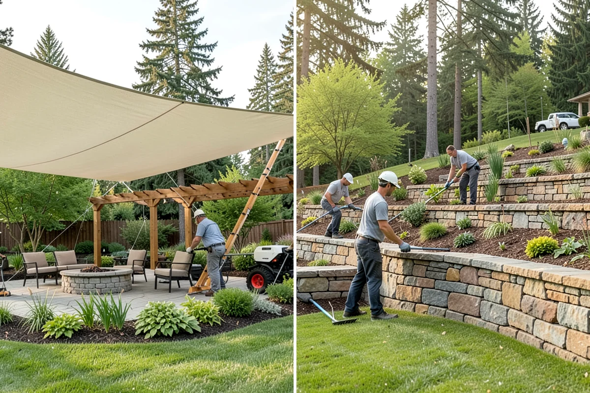 Deck Landscaping in SeaTac, King County, WA - Assess the deck, exposure, and surrounding grade