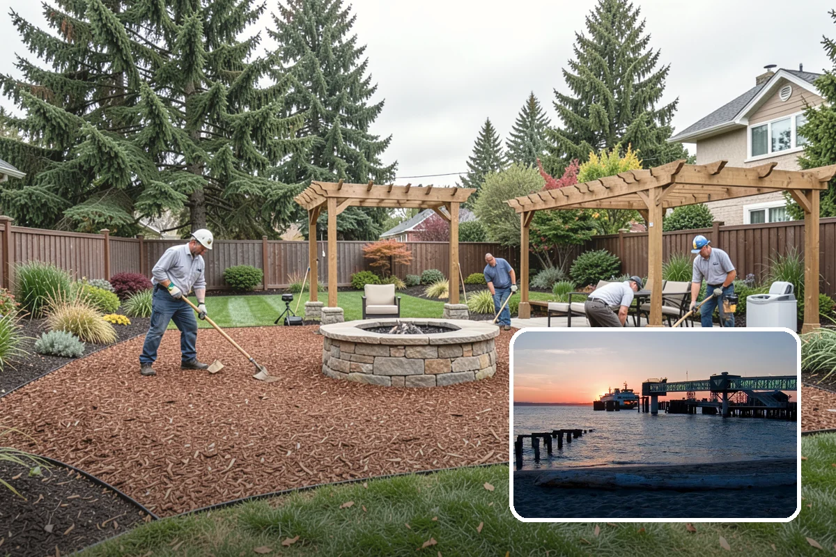 Deck & Patio Lighting in Edmonds, Snohomish County, WA - Usable outdoor space after dark